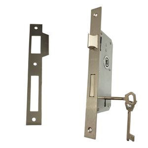 قفل در اتاقی کهن کد 6.5cm به همراه  مقابل قفل